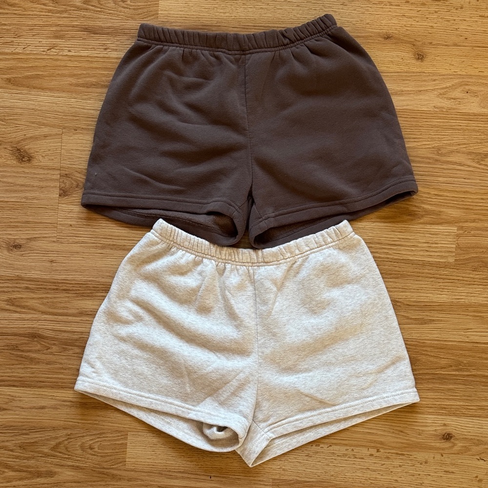 Brown and Cream Shorts Bundle ✨ size M